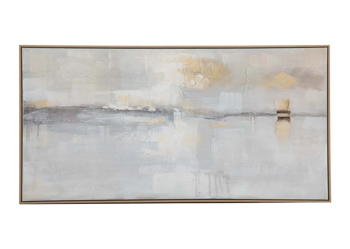 120cm x 60cm Framed Canvas - Lakeview