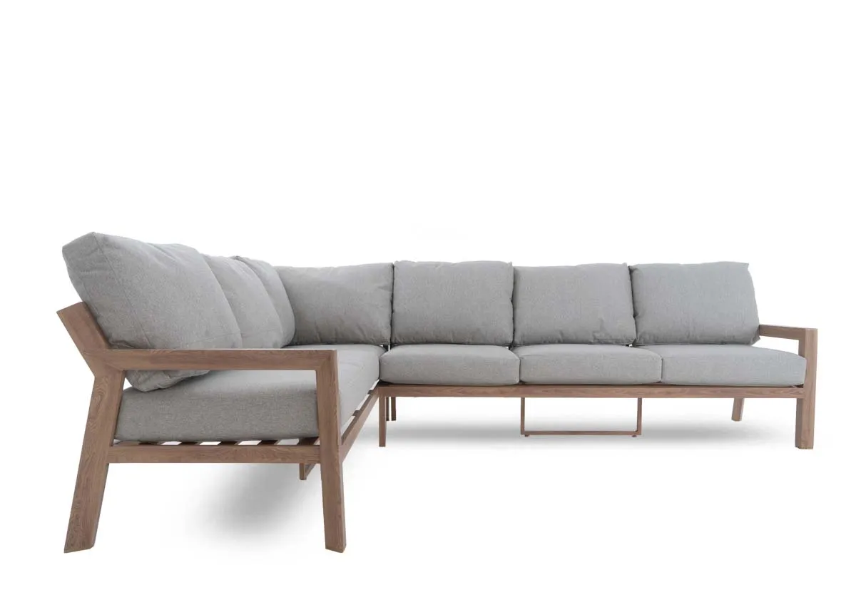 A dimension image of the Bordeaux Corner set with 224cm 210cm x 72cm Sofa  151cm x 74cm Table