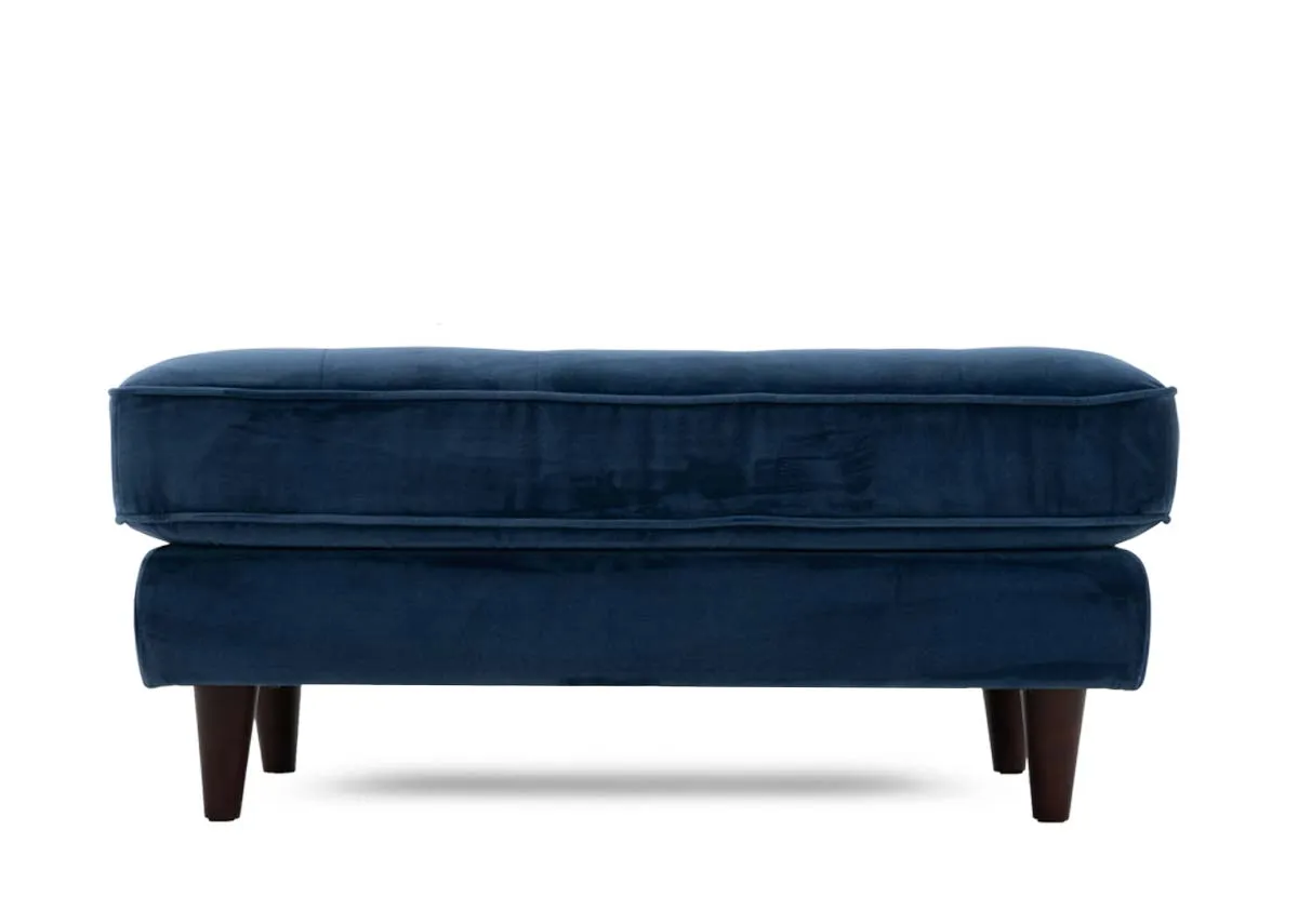 A dimension image of the Genoa footstool with 102cm x 60cm x 45cm