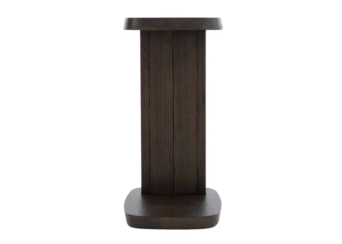 A dark brown laptop table from EZ Livings Rimini range. 