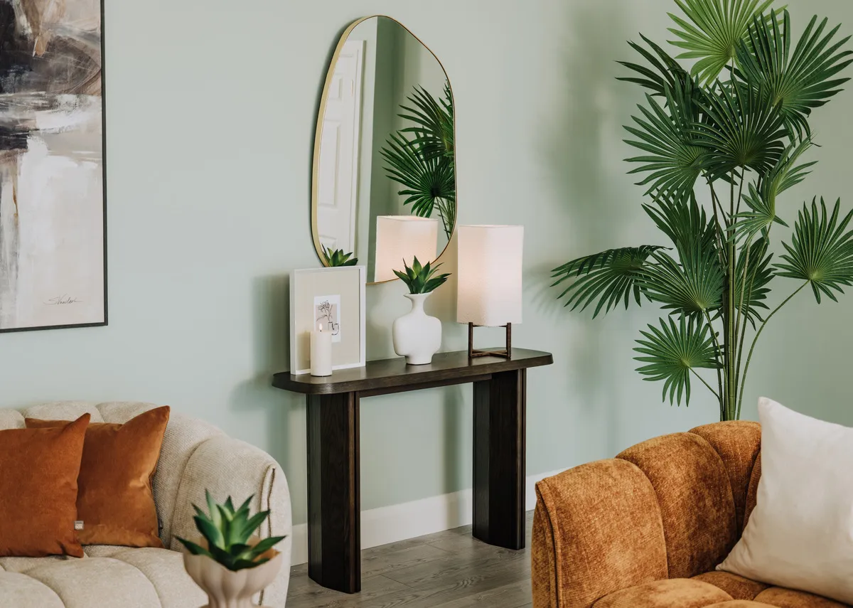 Dark Brown Console Table - Natu