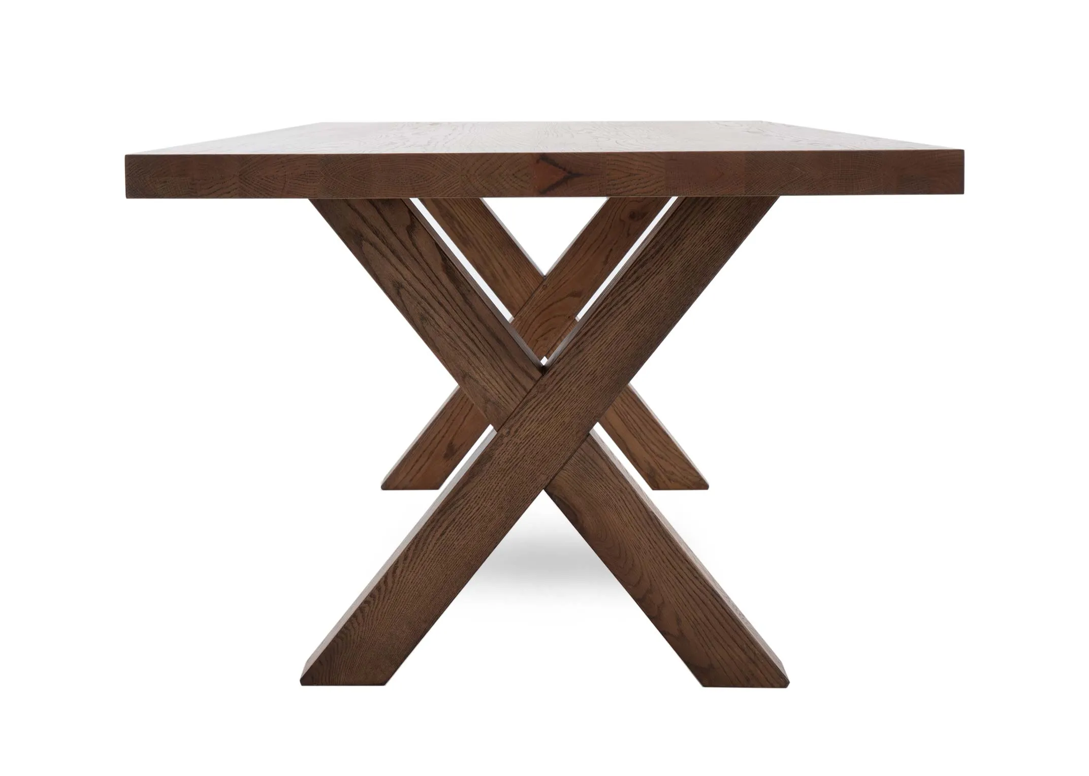 A dimension image of the Davos dining table with 180cm x 77cm x 90cm