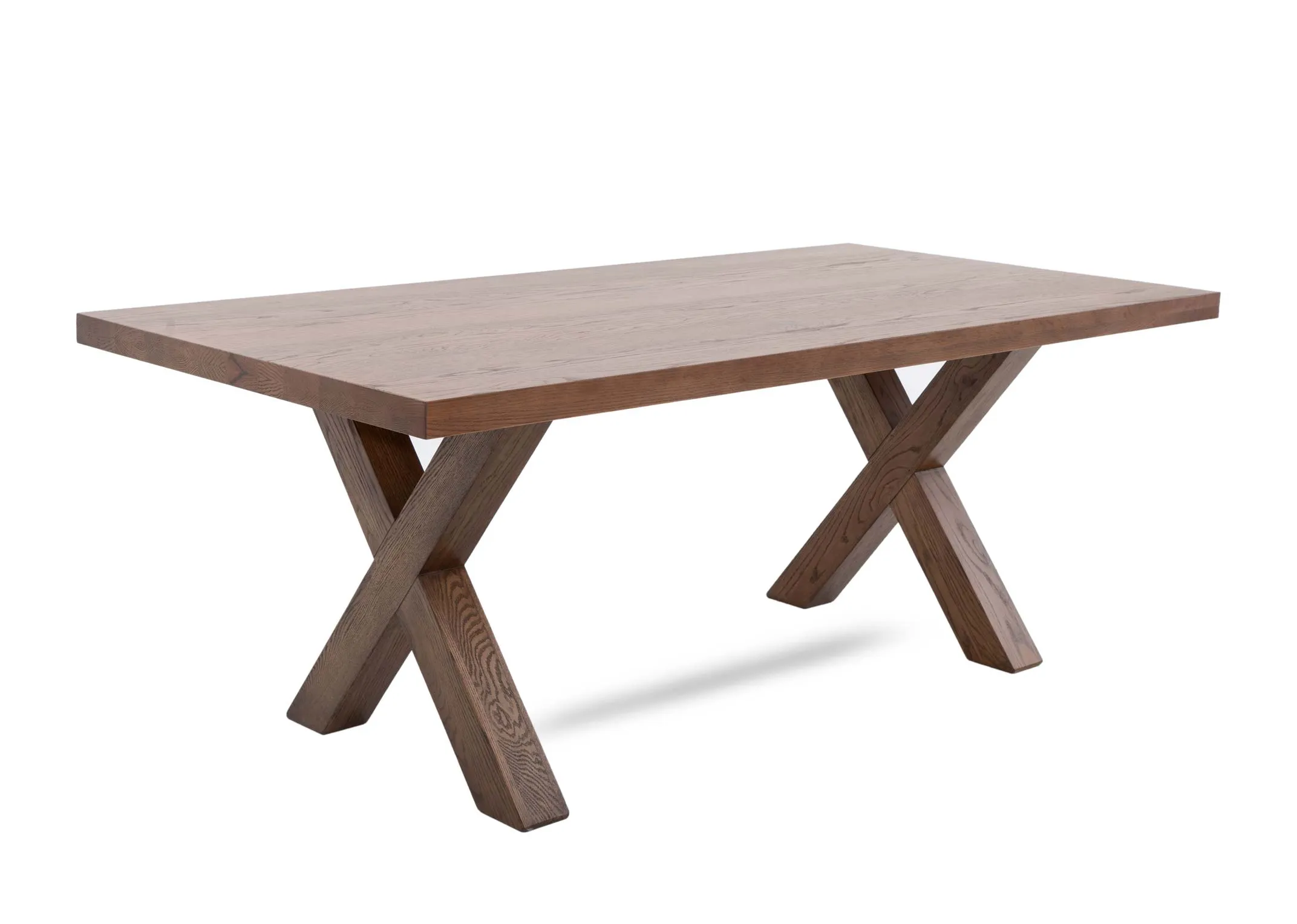 200cm All Oak Dining Table - Davos