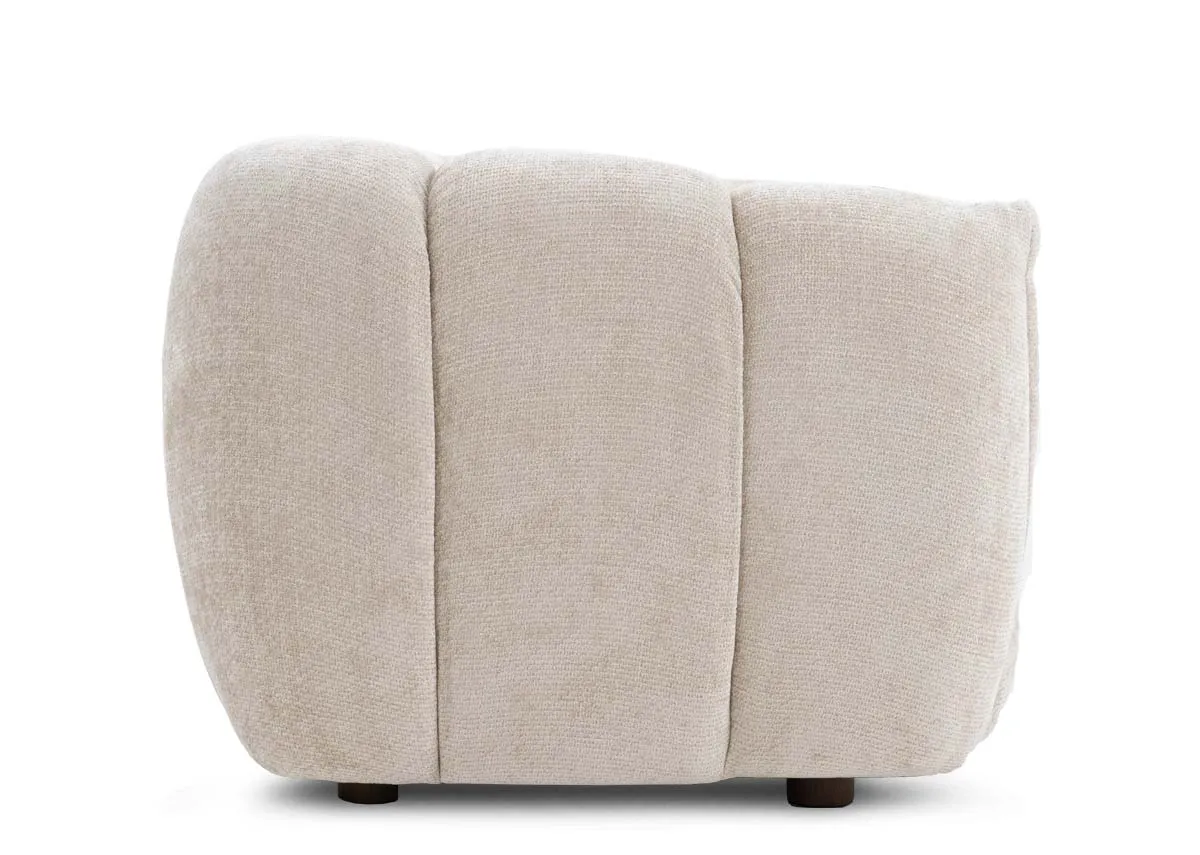 A dimension image of the Matera 2 seater with 195cm x 99cm x 77cm