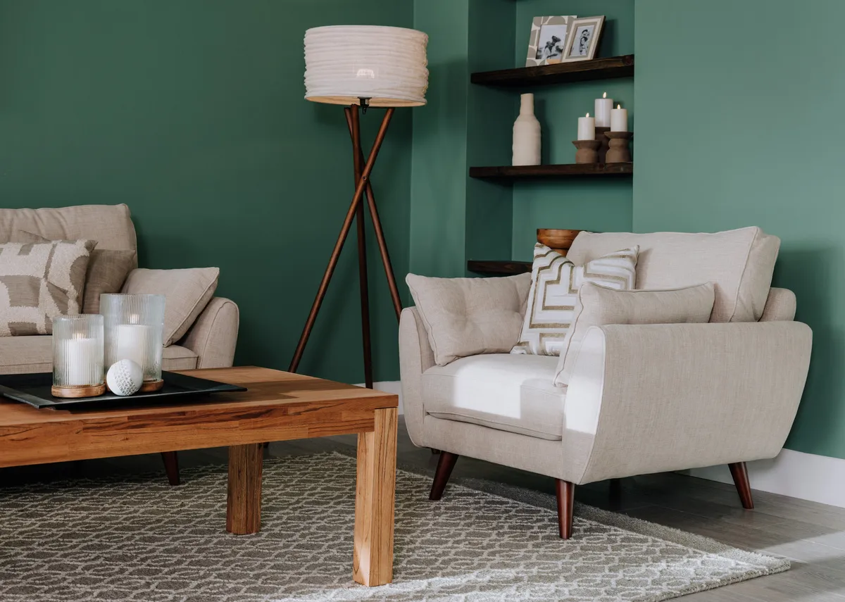 Natural Fabric Armchair - Caoimhe