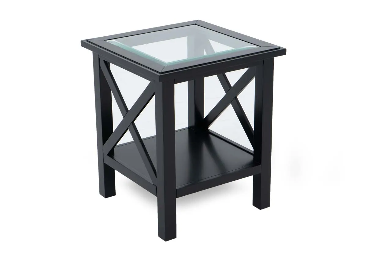 Black Lamp Table - Hampton