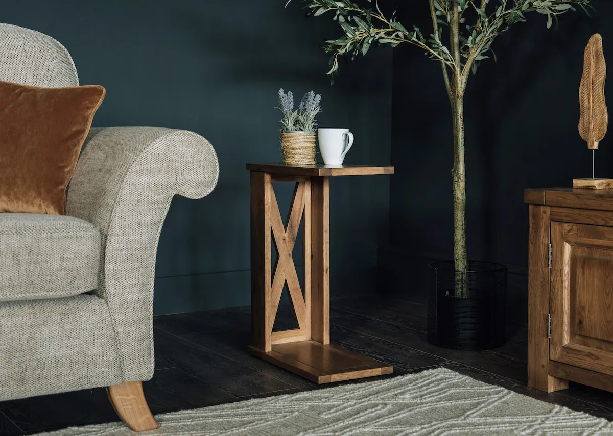 Oak Sofa Table - Naxos