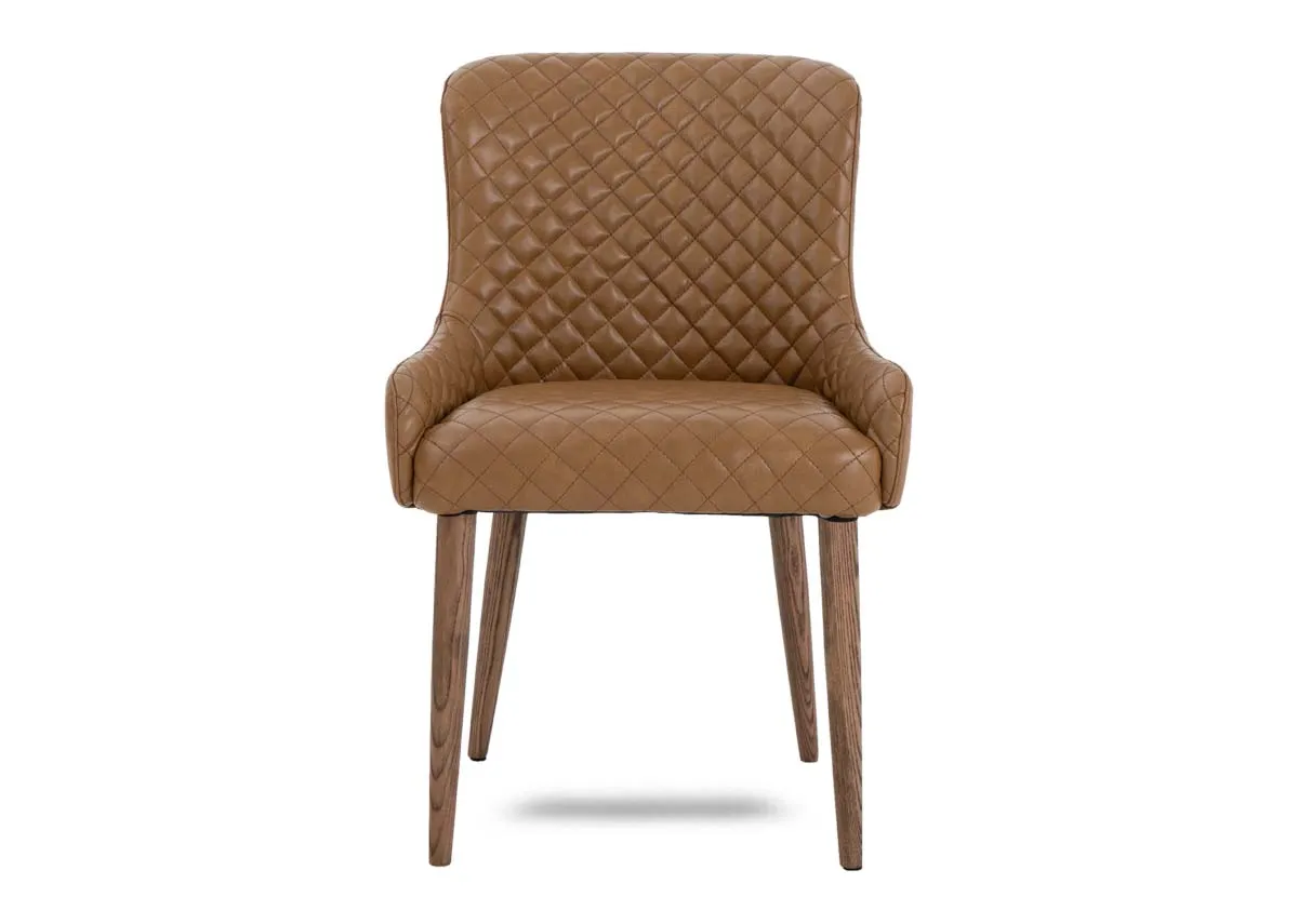 A dimension image of the Oslo dining chair with 61cm x 62cm x 80cm x 46cm