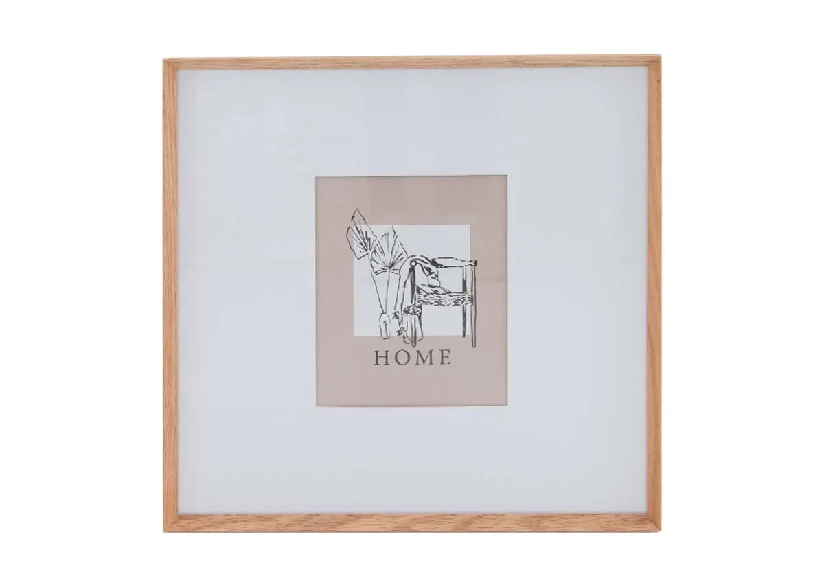 20cm X 25cm Oak Photo Frame- Myla