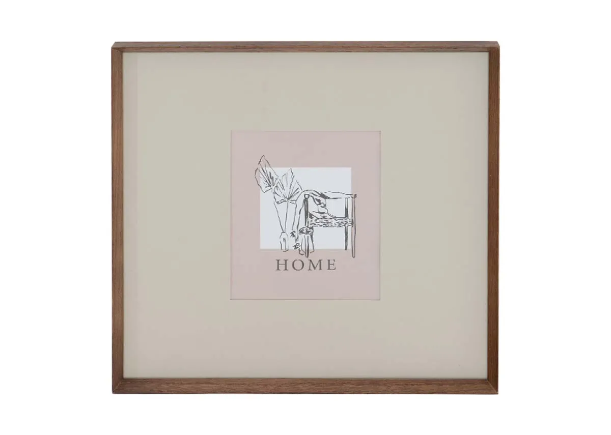 20cm X 25cm Walnut Photo Frame - Myla