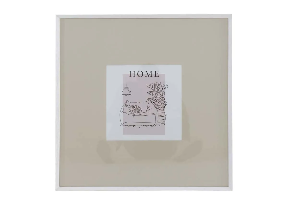 20cm X 25cm White Photo Frame - Myla
