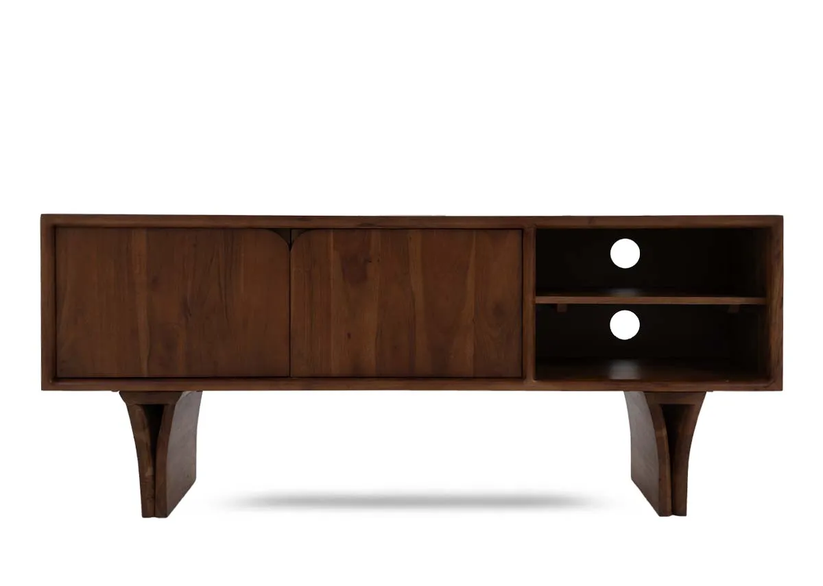 A dimension image of the Arc TV Unit with 145cm x 60cm x 60cm