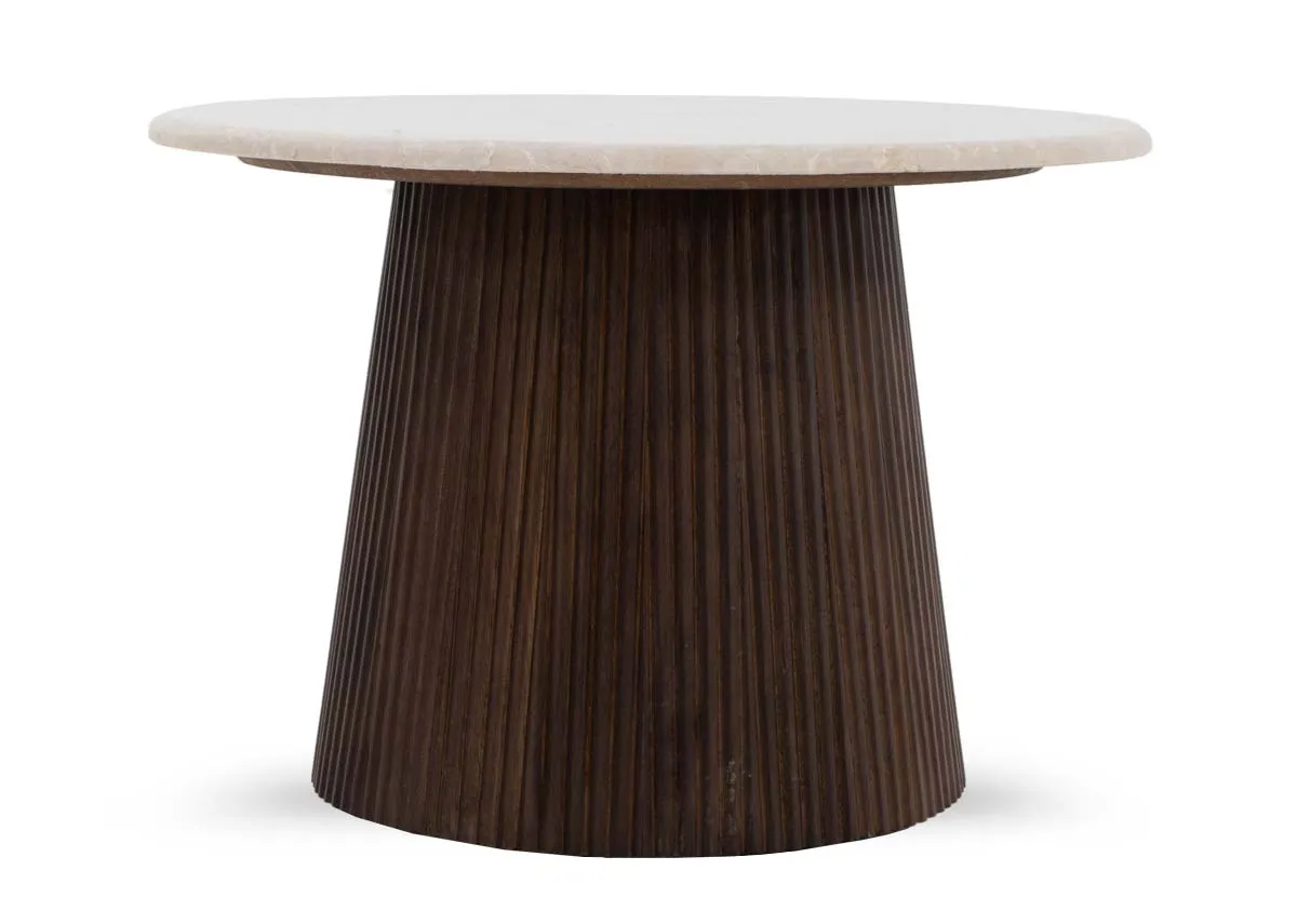 A dimension image of the Kira Side table with 60cm x 40cm