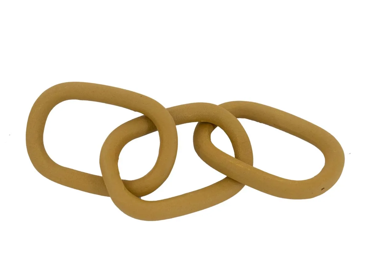 3 Piece Mustard Ornament - Links