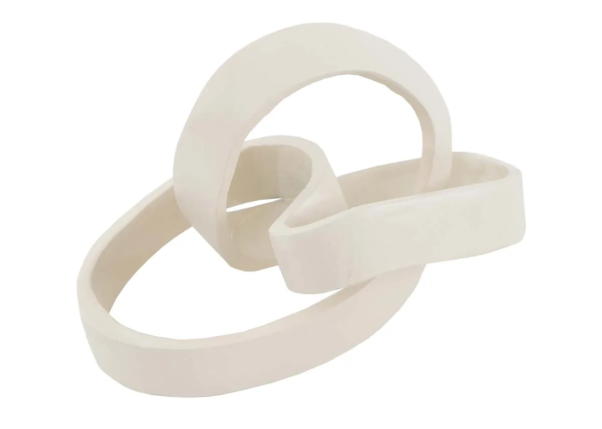 2 Piece Off-White Ornament - Links