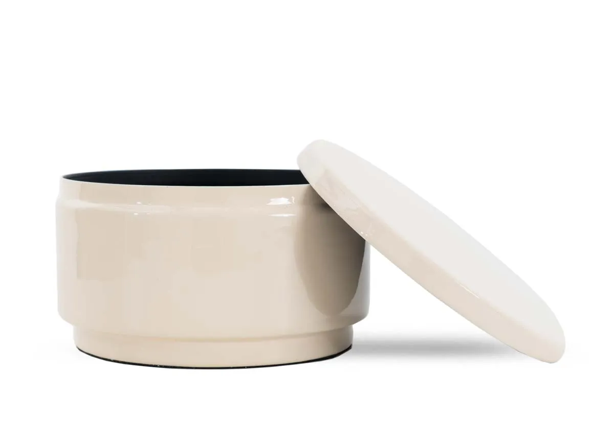 A dimension image of the Talon off-whitebox with 15.5cm x 8cm