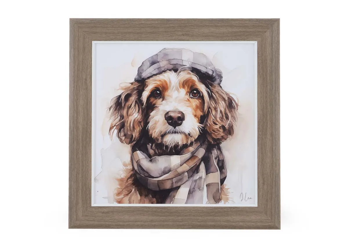 40cm X 40cm Framed Picture - Archie