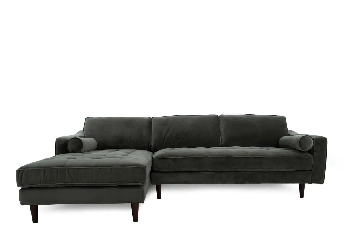 A dimension image of the Genoa LHF Chaise with 270cm x 170cm x 86cm