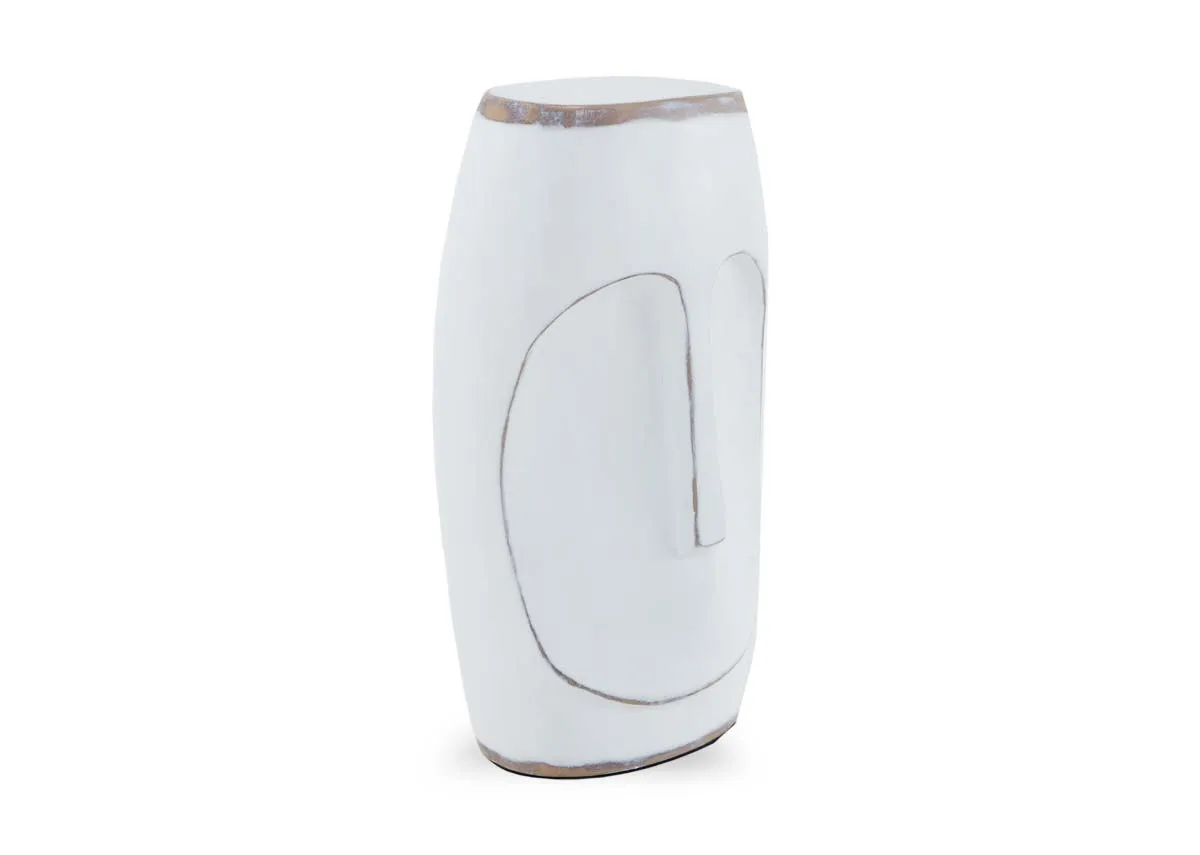 Large White Ornament - Bluebell