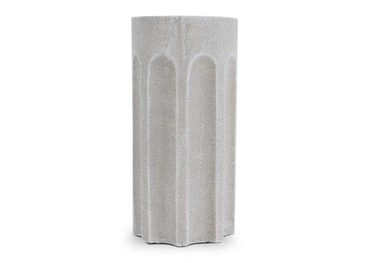 A dimension image of the Snowdrop small vase with 12cm x 25cm