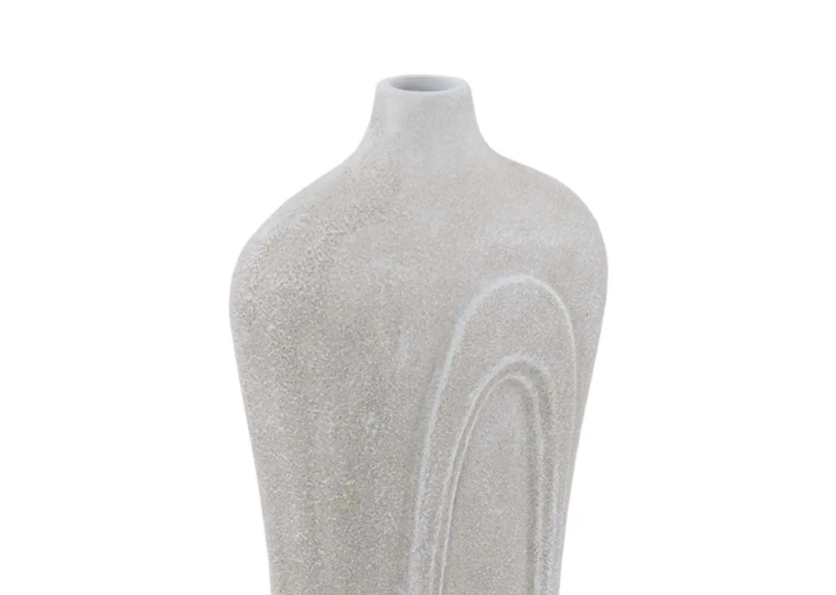 A dimension image of the Snowdrop vase with 18cm x 45cm