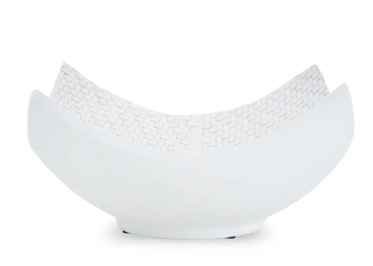 White Deco Plate - Jade