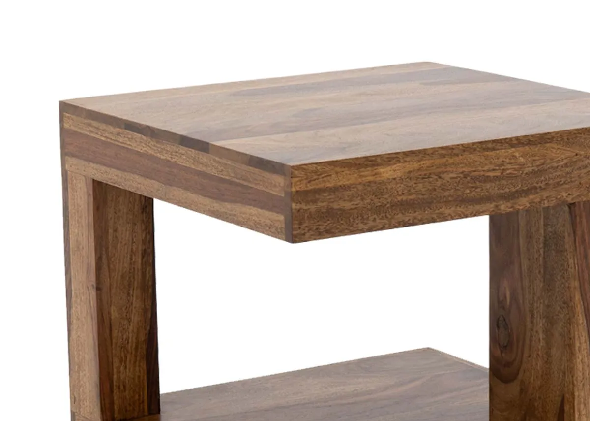 A dimension image of the Cube Lamp Table with 45cm x 40cm
