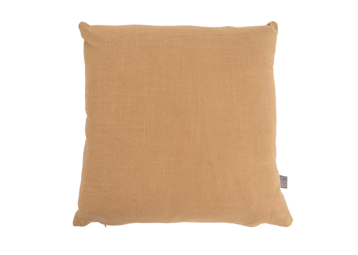 43cm Soft Gold Cushion - Faye