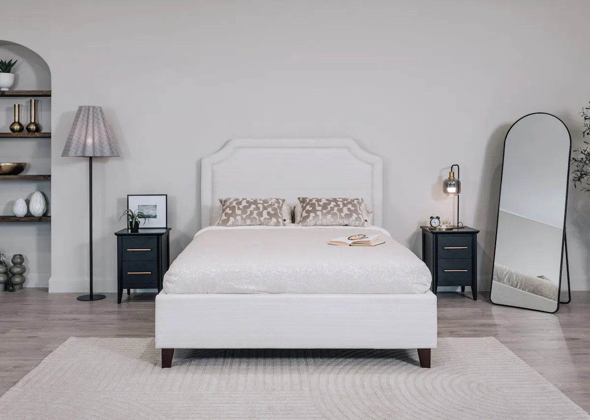 40cm X 60cm Cream White Cushion - Carter