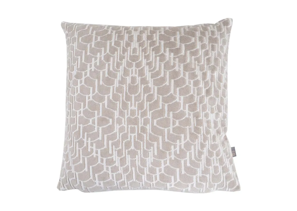 43cm Light Grey Cushion - Jenson