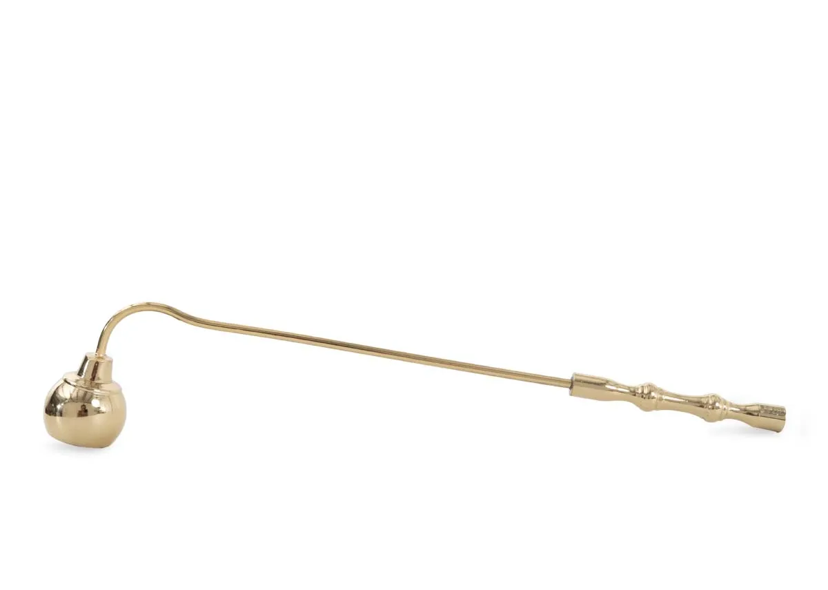 Ivy Gold Candle Snuffer - Christmas Candle Holder