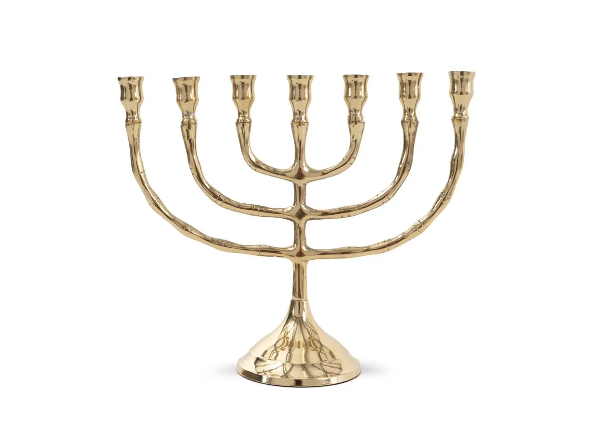 Menorah Gold - Christmas Candle Holder