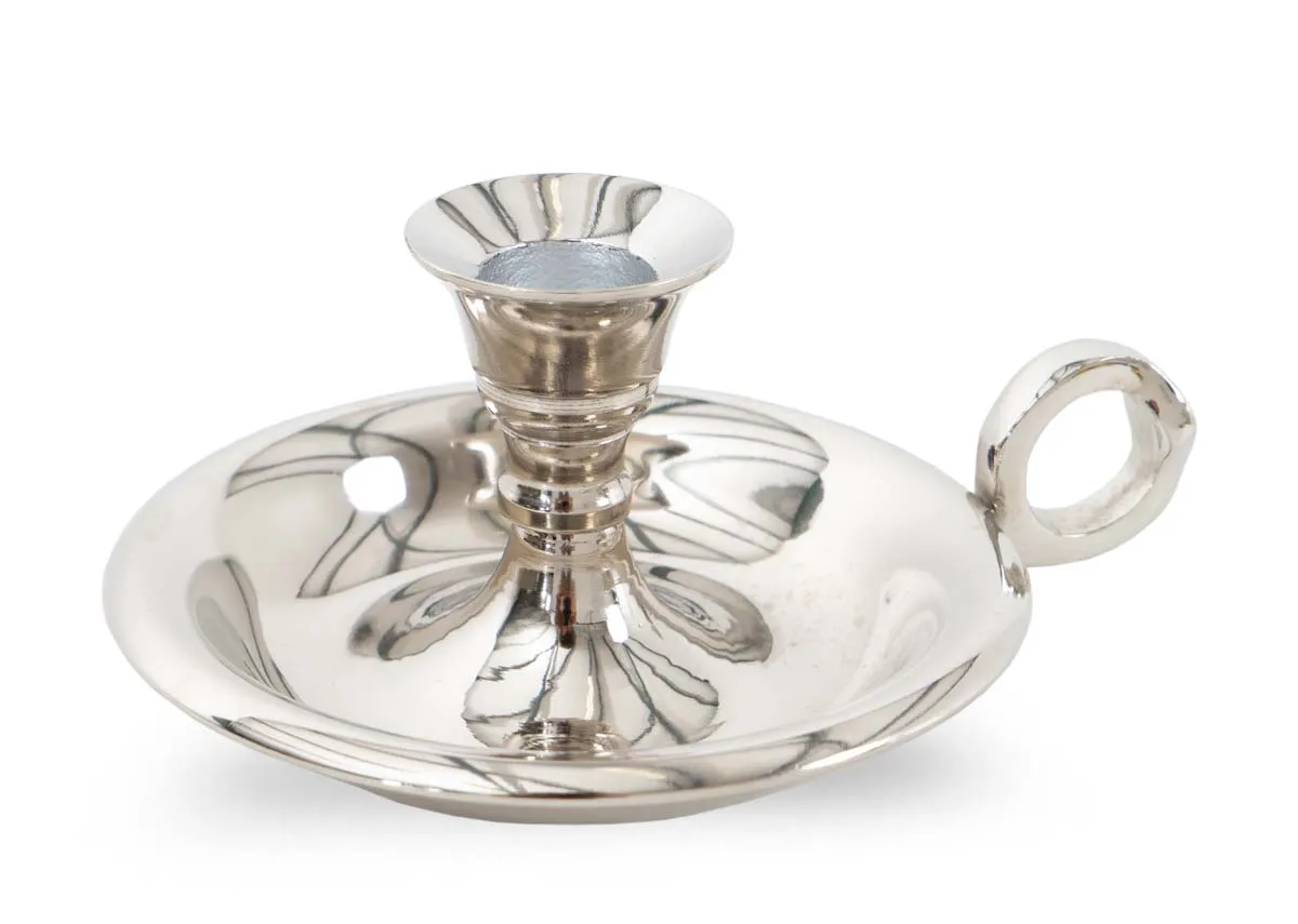 Belle Nickel Taper - Christmas Candle Holder