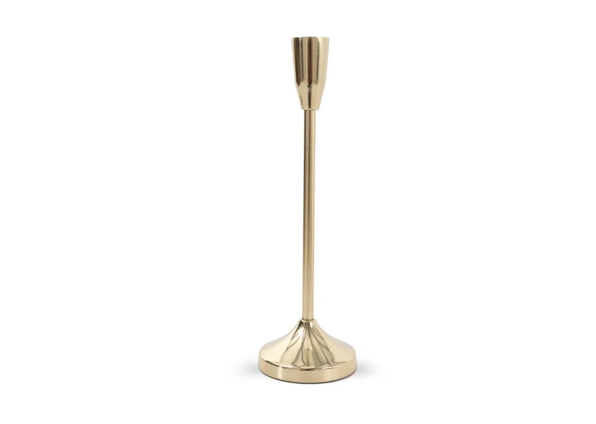 Small Joy Gold Single Stick - Christmas Candle Holder
