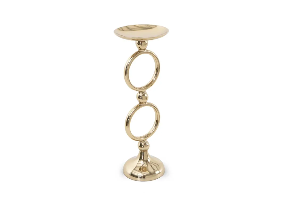 Myrrh Medium Gold - Christmas Candle Holder