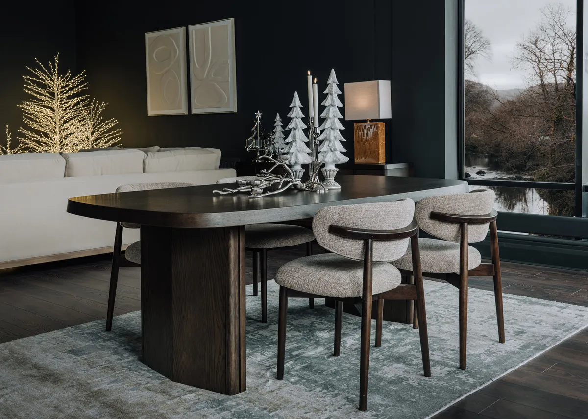 Nickel Branch with 5 T-Lights - Christmas Candle Holder