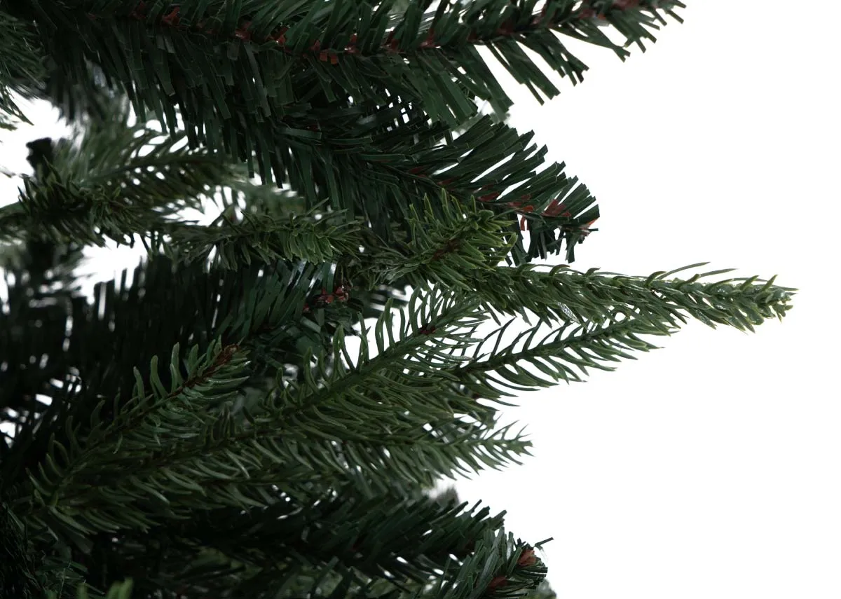 A dimension image of the Aspen Christmas tree with 240cm