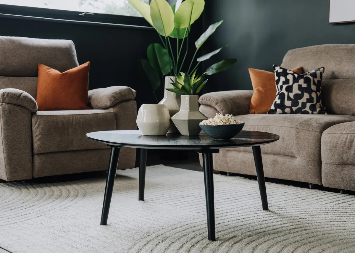 Black Wood Coffee Table - Sonoma