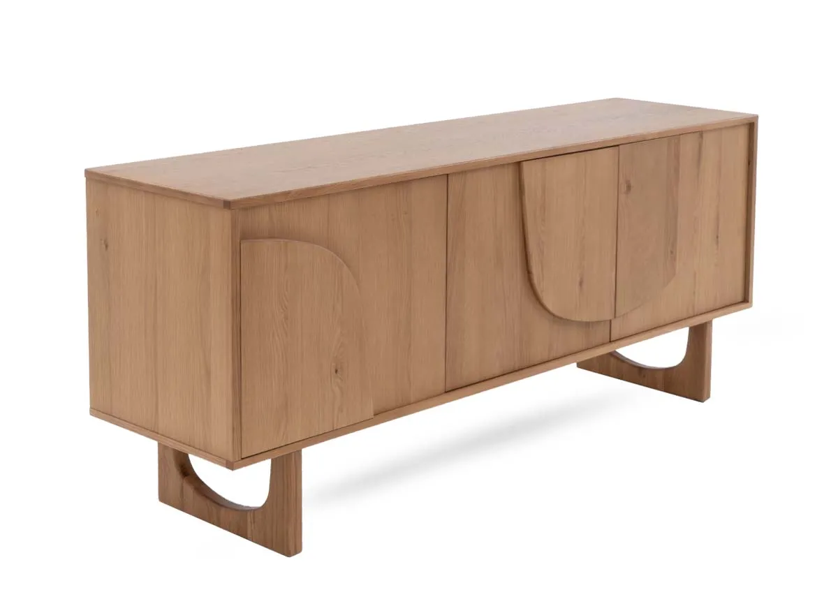 3 Door Oak Sideboard - Pierro
