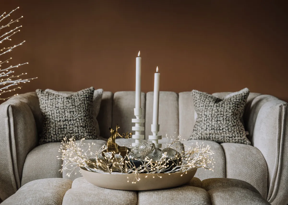 60cm Fairy White LED - Christmas Wreath