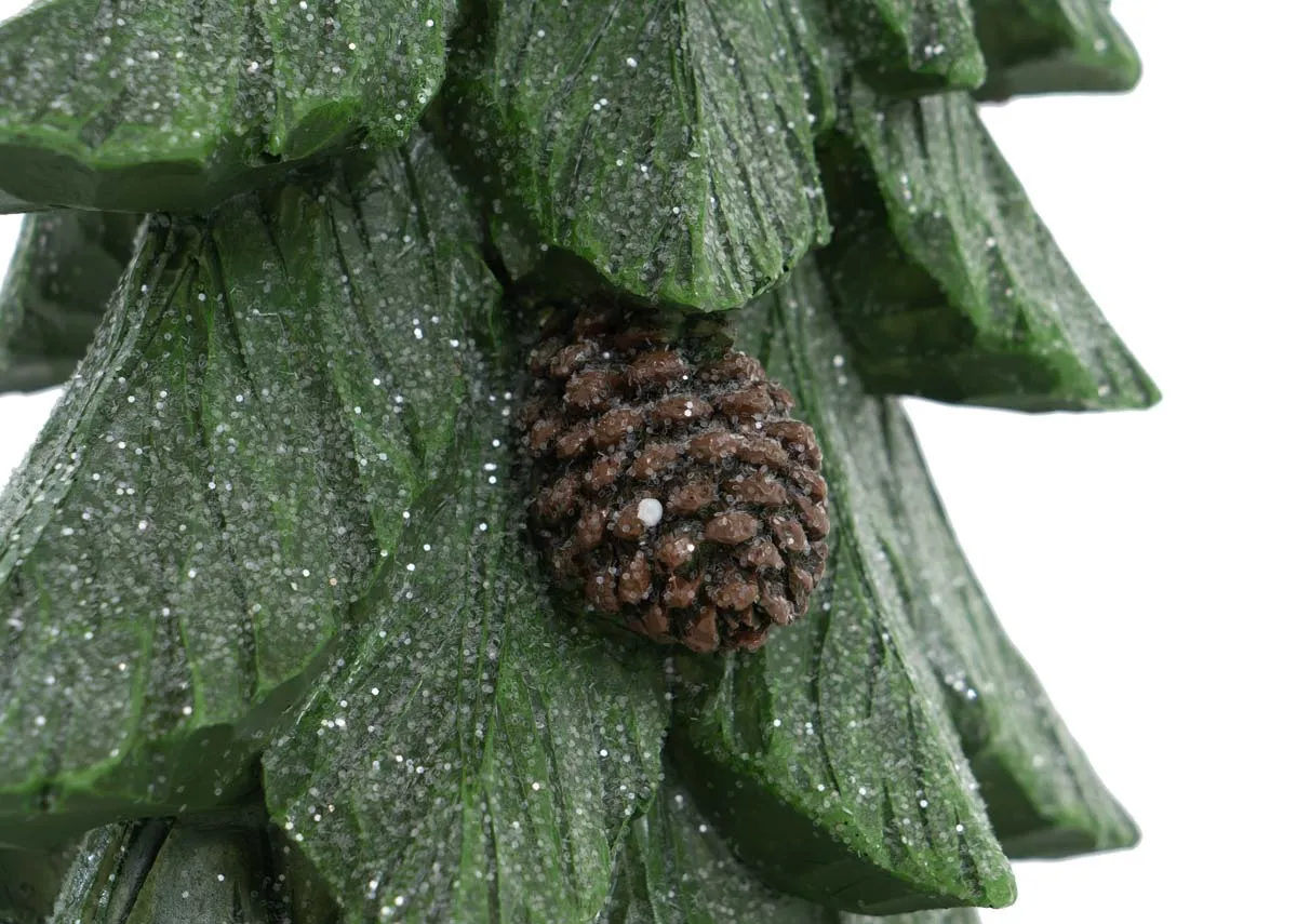 A dimension image of the  Xmas glitter tree with 19cm x 54.5cm