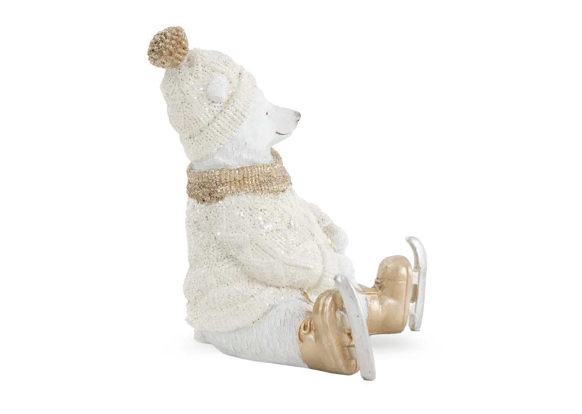 image of the Bear on Skates with 12.7cm x 10.5cm x 15.3cm