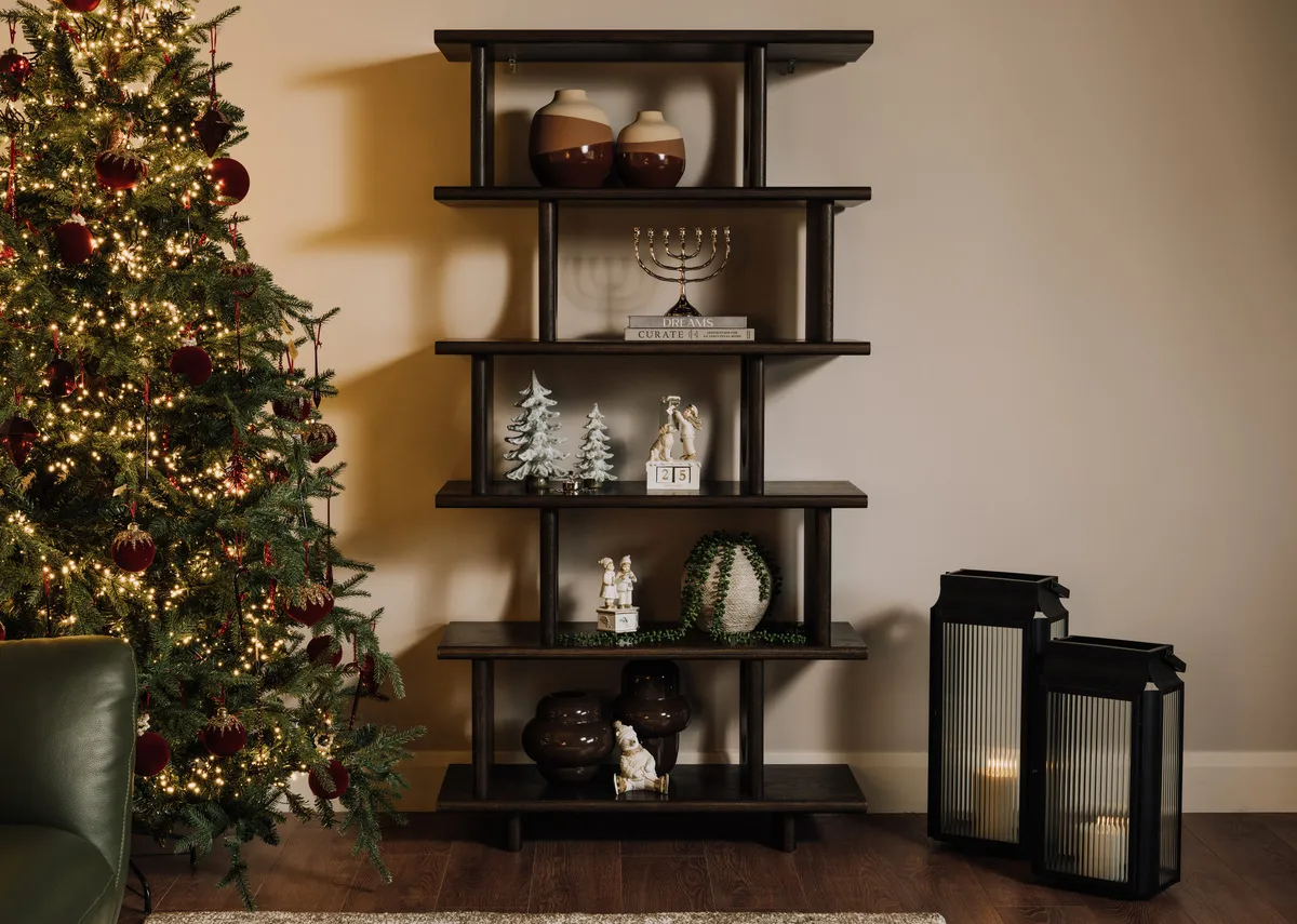 Sitting Bear with Skates - Christmas Figurine