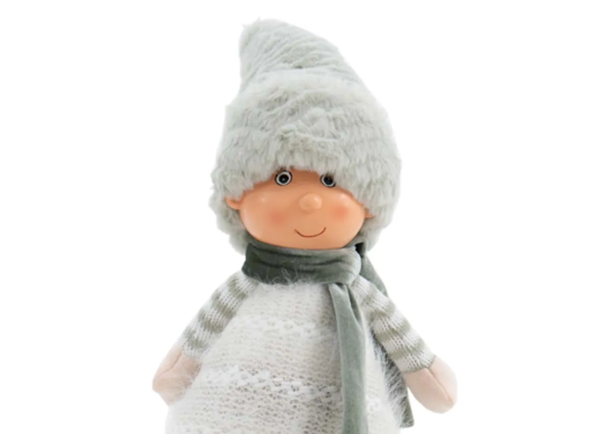 A dimension image of the Buddy Boy Figurine with 14cm x 56cm
