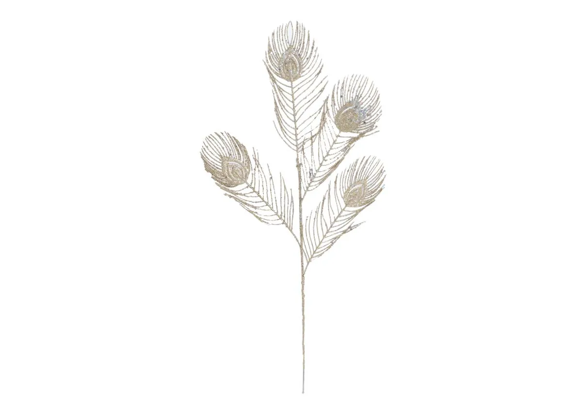 Champagne Peacock - Christmas Pick