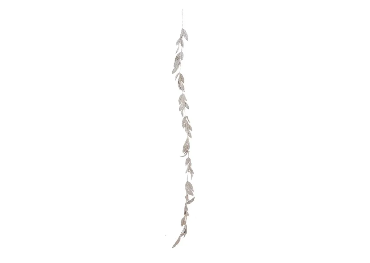 Pink Glittered - Christmas Garland
