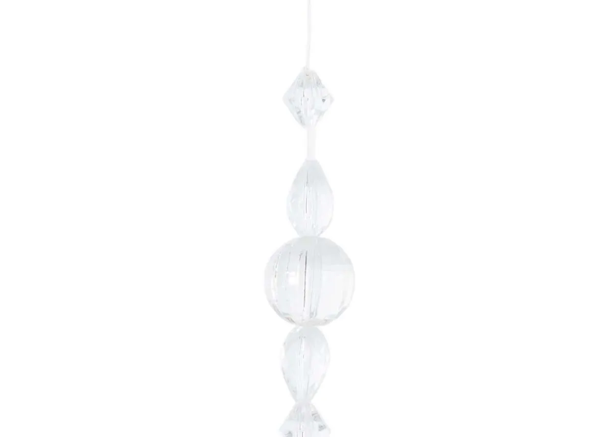A dimension image of the Clear Diamond Garland with 25cm