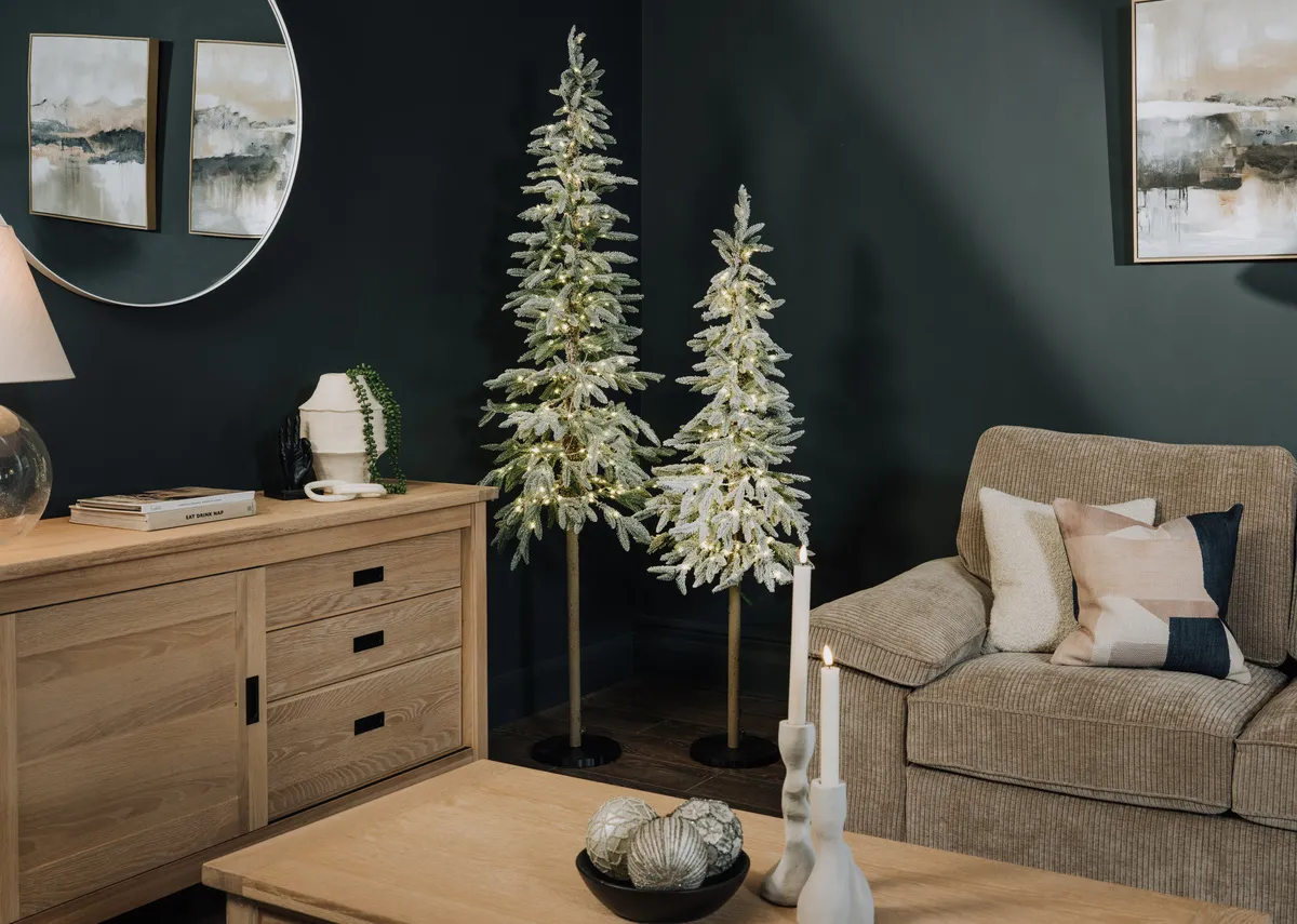A lifestyle image of the Chamonix trees with Wesport sofa.