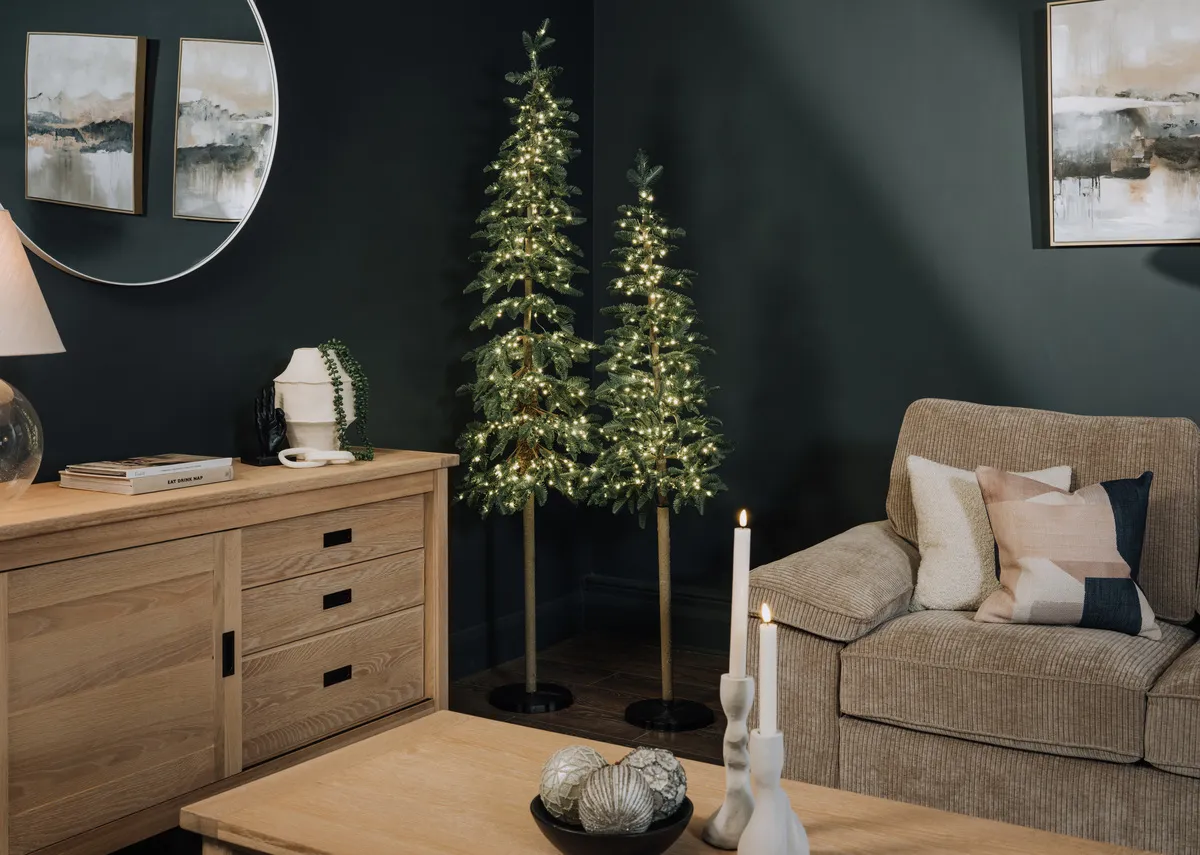 A lifestyle image of the Chamonix trees with Wesport sofa.