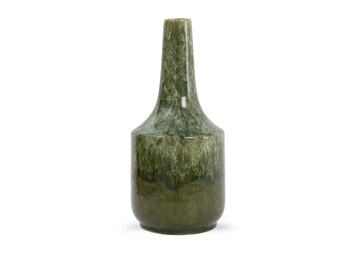 Small Dark Green Vase - Tezu